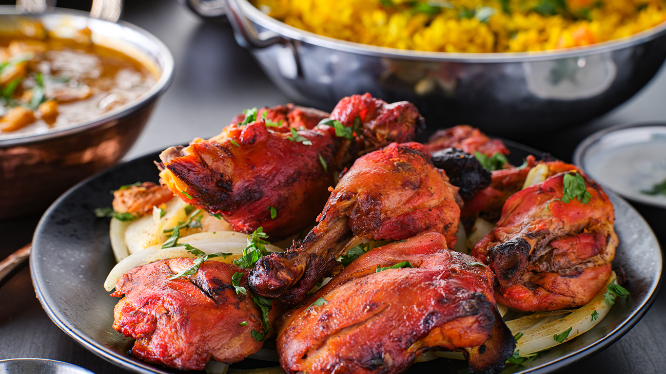 Indian Food Tandoori Chicken
